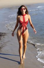 BLANCA BLANCO in Swimsuit at a Beach in Malibu 12/23/2017