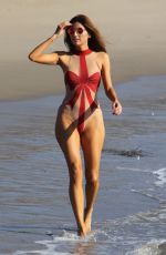 BLANCA BLANCO in Swimsuit at a Beach in Malibu 12/23/2017