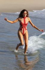 BLANCA BLANCO in Swimsuit at a Beach in Malibu 12/23/2017