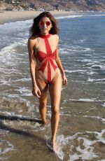 BLANCA BLANCO in Swimsuit at a Beach in Malibu 12/23/2017