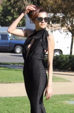 BLANCA BLANCO on the Set of a Photoshoot at a Park in Los Angeles 12/02/2017