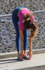 BLANCA BLANCO Workout Out at a Beach in Malibu 12/22/2017