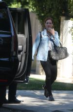 BRITTANY SNOW Leaves Her Home in Los Angeles 12/12/2017