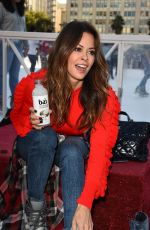 BROOKE BURKE at Pershing Square Ice Rink in Los Angeles 12/21/2017