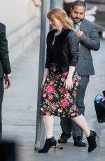 BRYCE DALLAS HOWARD Arrives at Jimmy Kimmel Live in Los Angeles 12/04/2017