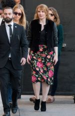 BRYCE DALLAS HOWARD Arrives at Jimmy Kimmel Live in Los Angeles 12/04/2017