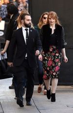 BRYCE DALLAS HOWARD Arrives at Jimmy Kimmel Live in Los Angeles 12/04/2017