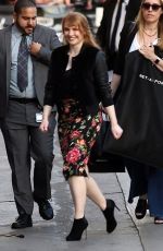 BRYCE DALLAS HOWARD Arrives at Jimmy Kimmel Live in Los Angeles 12/04/2017