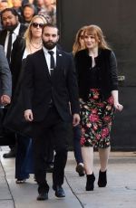 BRYCE DALLAS HOWARD Arrives at Jimmy Kimmel Live in Los Angeles 12/04/2017