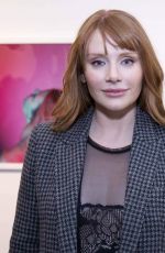 BRYCE DALLAS HOWARD at Anton Yelchin Provocative Beauty Opening Night in New York 12/13/2017