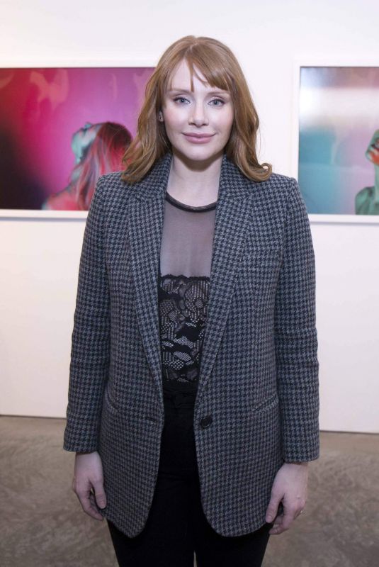 BRYCE DALLAS HOWARD at Anton Yelchin Provocative Beauty Opening Night in New York 12/13/2017