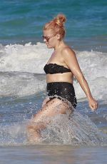 BUSY PHILIPPS in Bikini at a Beach in Mexico 12/21/2017