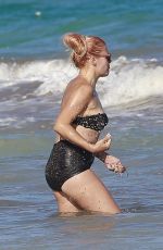 BUSY PHILIPPS in Bikini at a Beach in Mexico 12/21/2017
