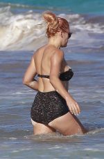 BUSY PHILIPPS in Bikini at a Beach in Mexico 12/21/2017