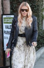BUSY PHILIPPS Leaves Lucques in Los Angeles 12/01/2017