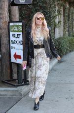 BUSY PHILIPPS Leaves Lucques in Los Angeles 12/01/2017