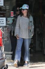 CALISTA FLOCKHART Out woth Her Dogs in Brentwood 12/16/2017