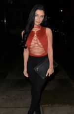 CALLY JANE BEECH Night Out in London 12/02/2017