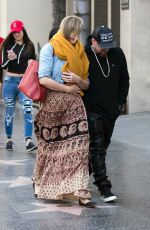 CAMERON DIAZ and Benji Madden Out in Los Angeles 12/25/2017