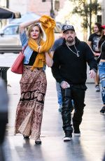 CAMERON DIAZ and Benji Madden Out in Los Angeles 12/25/2017