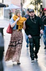 CAMERON DIAZ and Benji Madden Out in Los Angeles 12/25/2017