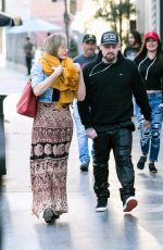 CAMERON DIAZ and Benji Madden Out in Los Angeles 12/25/2017