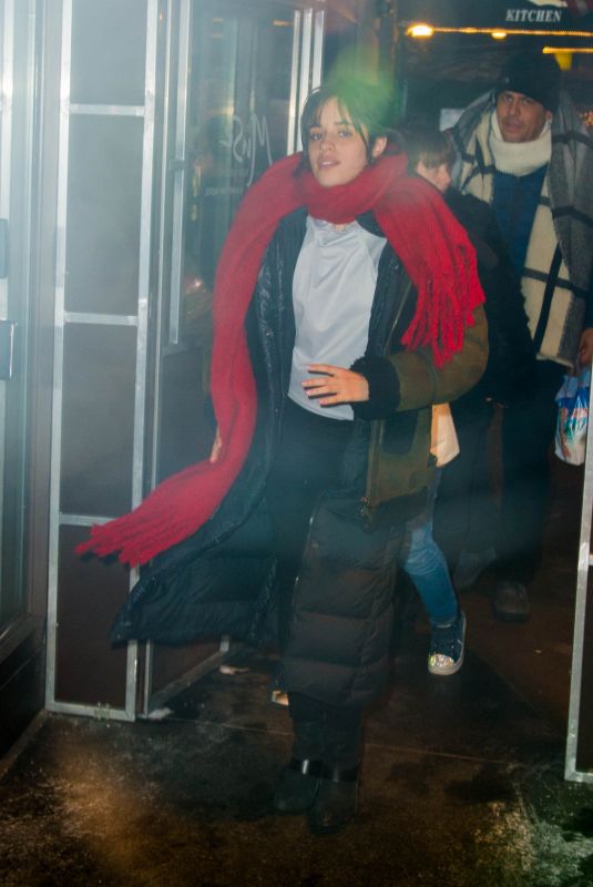 CAMILA CABELLO Out for Dinner at Havana Restaurant in New York 12/30/2017