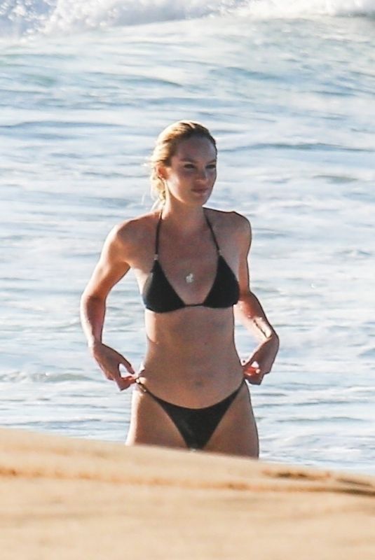 CANDICE SWANEPOEL in Bikini at a Beach in Brazil 12/22/2017