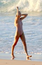 CANDICE SWANEPOEL in Swimsuit at a Beach in Fernando De Noronha 12/17/2017