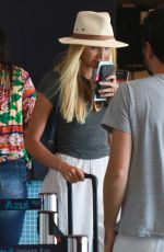 CANDICE SWANEPOEL Leaves Fernando De Noronha 12/20/2017