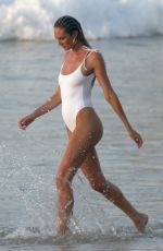 CANDICE SWANEPOEL on the Beach at Fernando De Noronha - 12/15/17