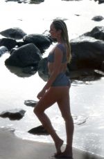 CANDICE SWANEPOEL on the Beach at Fernando De Noronha - 12/15/17