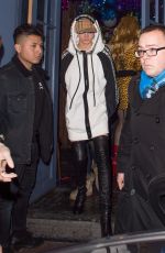 CARA DELEVINGNE Leaves Cara x Burberry Event at Glory Bar London 12/06/2017