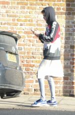 CARA DELEVINGNE Out and About in London 12/20/2017