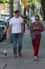 CARA SANTANA and Jesse Metcalfe Out with Their Dogs in West Hollywood 12/02/2017