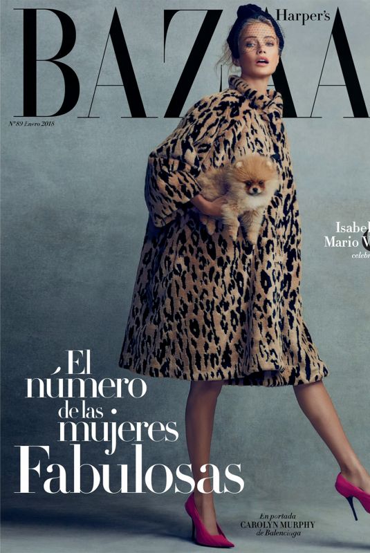 CAROLYN MURPHY in Harper’s Bazaar Magazine, Spain January 2018