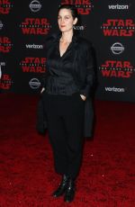 CARRIE-ANNE MOSS at Star Wars: The Last Jedi Premiere in Los Angeles 12/09/2017