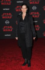 CARRIE-ANNE MOSS at Star Wars: The Last Jedi Premiere in Los Angeles 12/09/2017