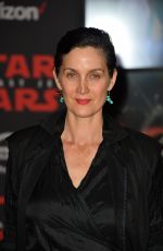 CARRIE-ANNE MOSS at Star Wars: The Last Jedi Premiere in Los Angeles 12/09/2017