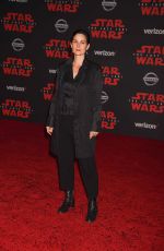 CARRIE-ANNE MOSS at Star Wars: The Last Jedi Premiere in Los Angeles 12/09/2017
