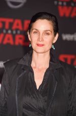 CARRIE-ANNE MOSS at Star Wars: The Last Jedi Premiere in Los Angeles 12/09/2017