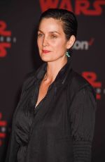 CARRIE-ANNE MOSS at Star Wars: The Last Jedi Premiere in Los Angeles 12/09/2017