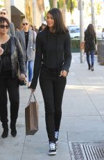 CHANEL IMAN Out Shopping in Beverly Hills 12/21/2017
