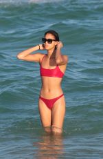 CHANTAL MONAGHAN in Bikini at a Beach in Miami 12/16/2017