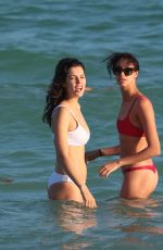 CHANTAL MONAGHAN in Bikini at a Beach in Miami 12/16/2017