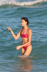 CHANTAL MONAGHAN in Bikini at a Beach in Miami 12/16/2017
