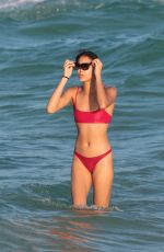 CHANTAL MONAGHAN in Bikini at a Beach in Miami 12/16/2017