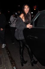 CHANTEL JEFFRIES Leaves Delilah Club in West Hollywood 12/16/2017