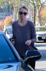 CHARLIZE THERON Leaves a Spa in Studio City 12/27/2017