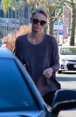 CHARLIZE THERON Leaves a Spa in Studio City 12/27/2017
